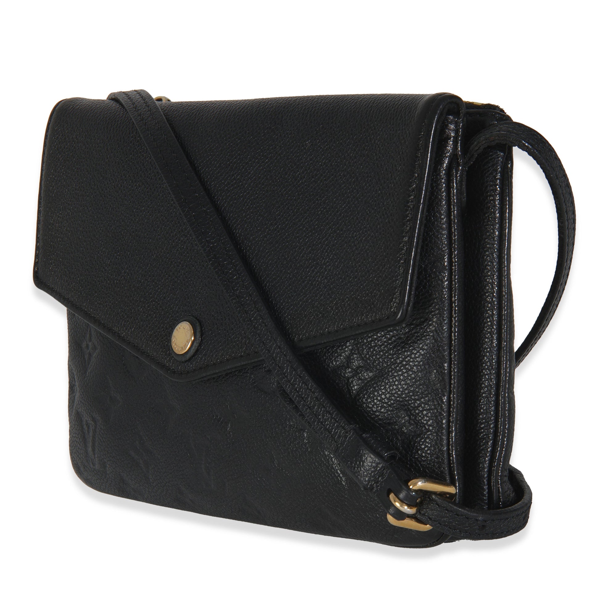 Louis Vuitton Empreinte Twice Monogram Black Handbag