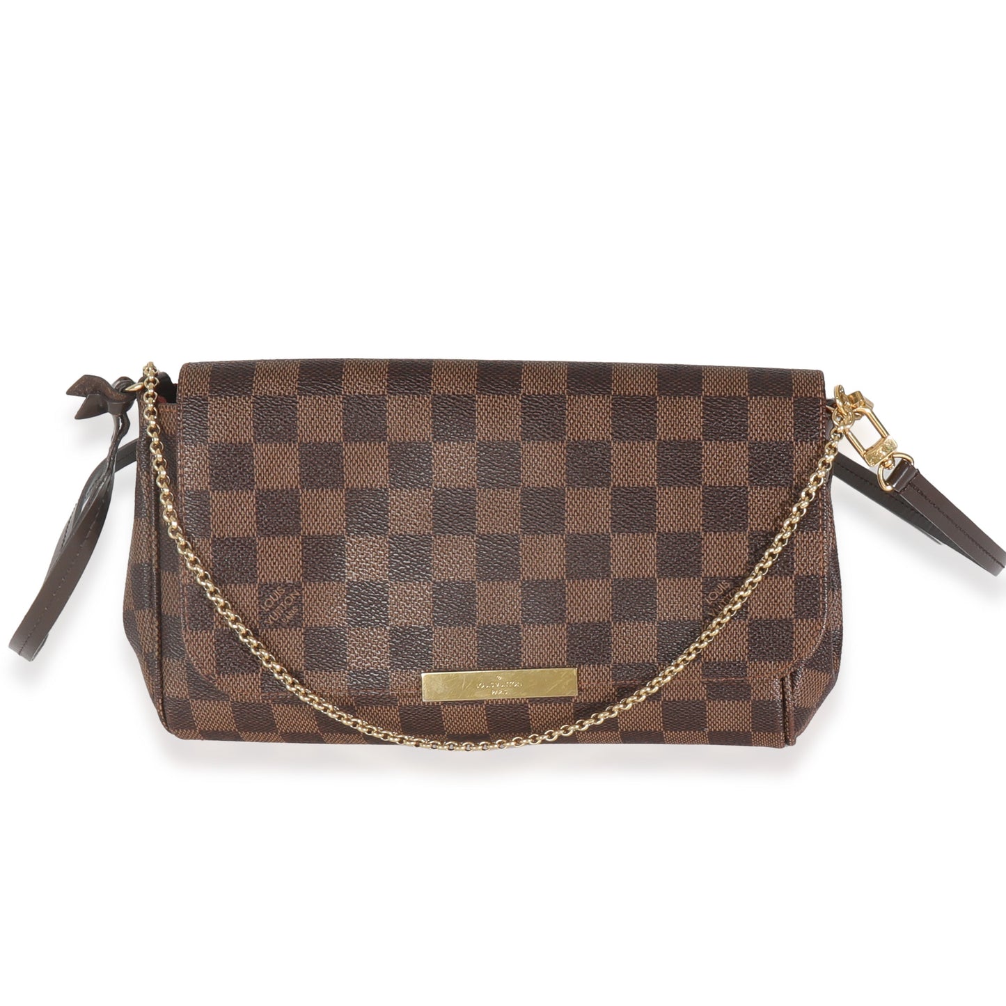 Louis Vuitton Damier Ebene Favourite MM Canvas Handbag
