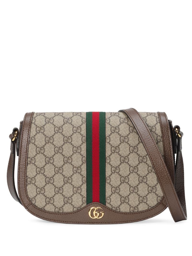 Gucci - Ophidia GG shoulder bag - women - Leather/Nylon/Canvas/Microfibre - One Size - NEUTRALS