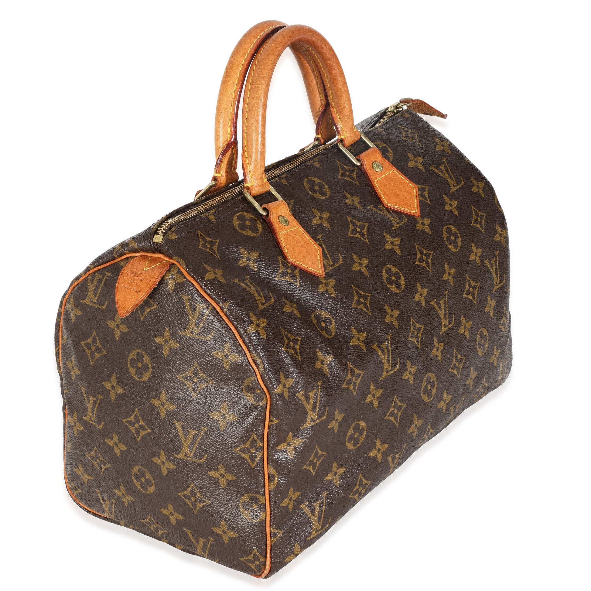 Louis Vuitton Speedy 30 Monogram Canvas Handbag 4
