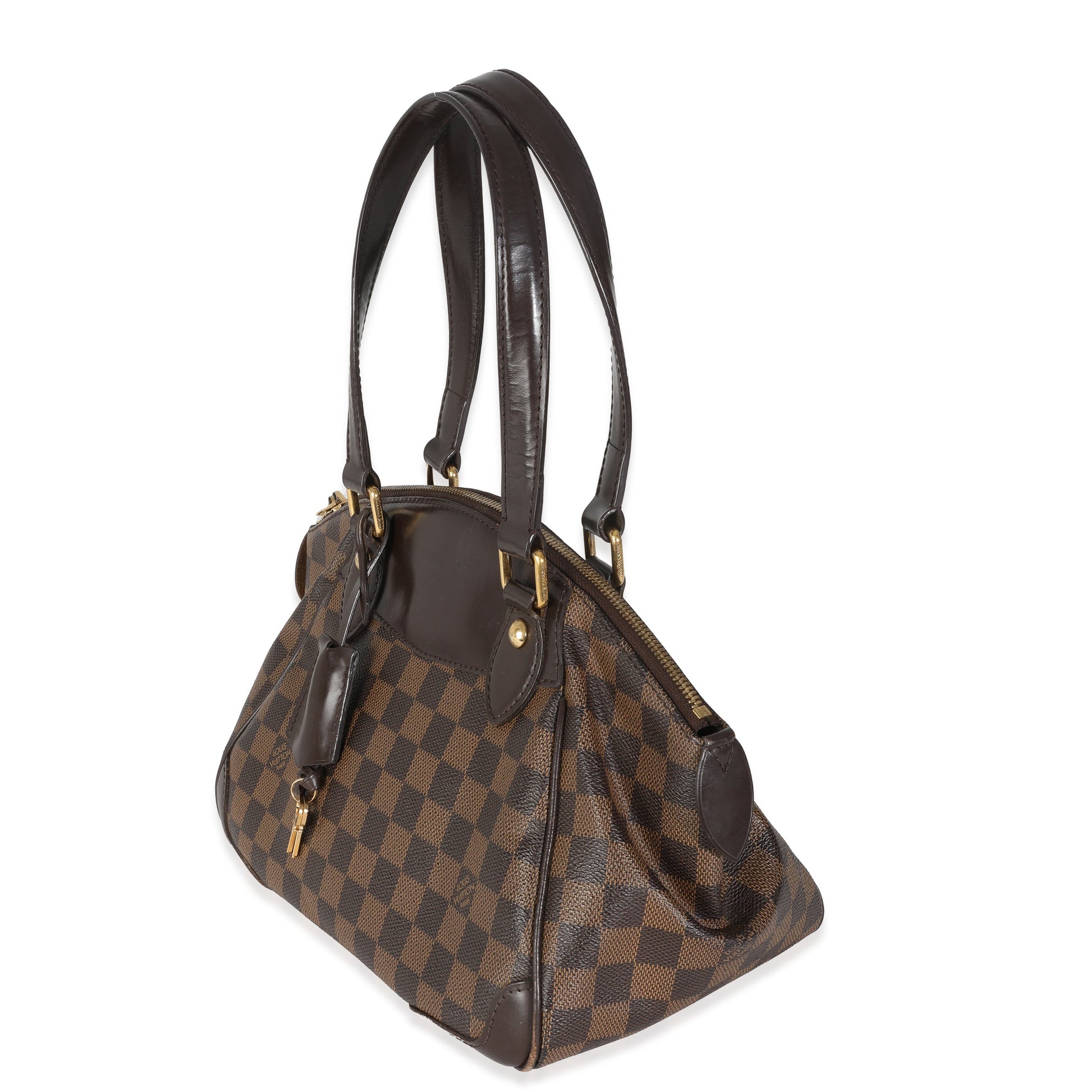 Louis Vuitton Damier Ebene Verona PM Canvas Handbag