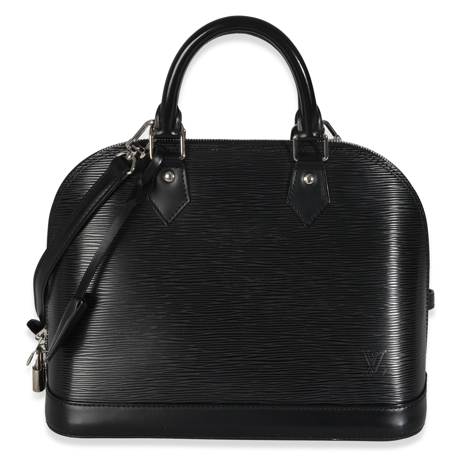 Louis Vuitton Epi Alma PM Black Handbag