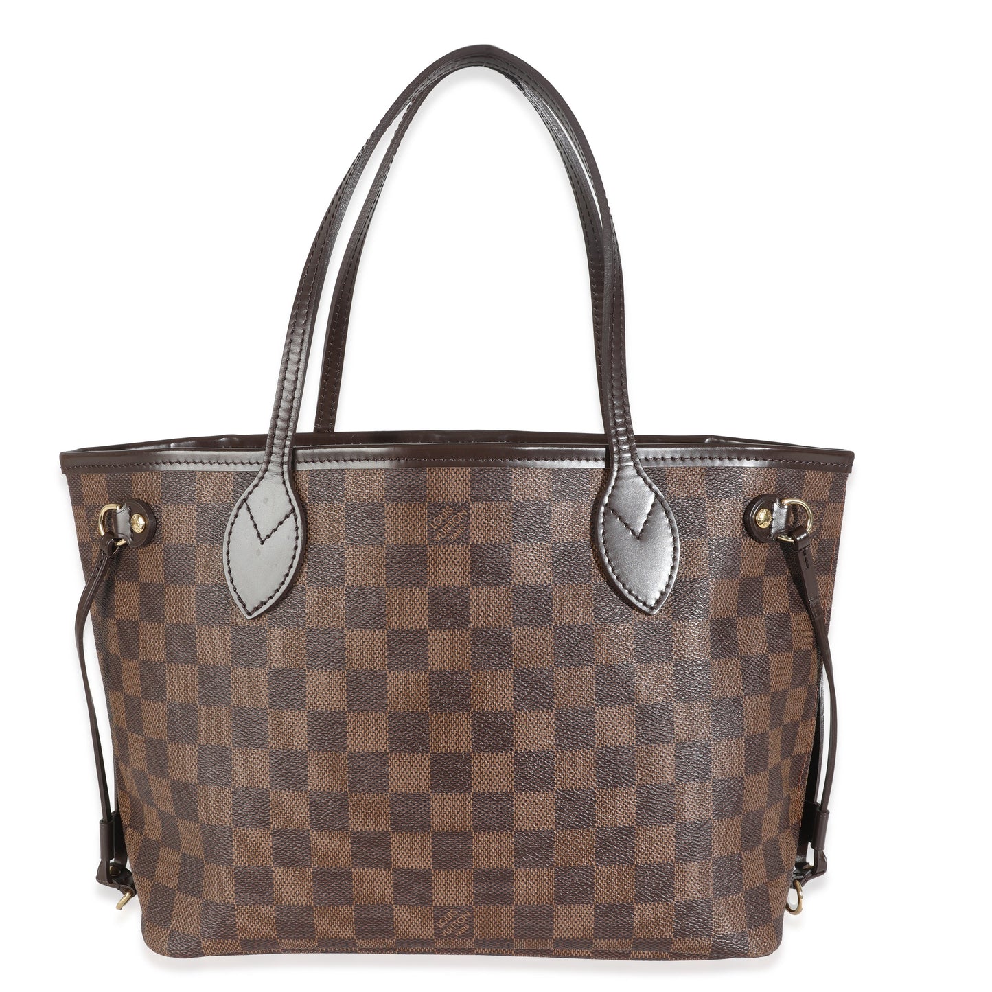 Louis Vuitton Damier Ebene Neverfull PM Canvas Tote Bag Neverfull Pm