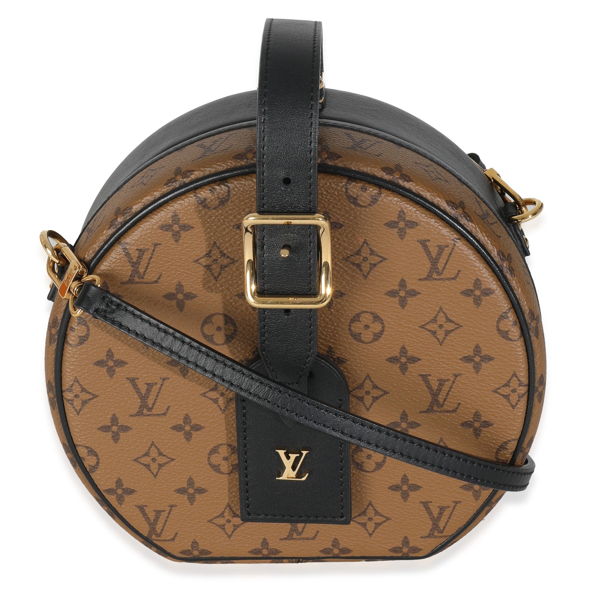 Louis Vuitton Reverse Petite Boite Chapeau Monogram Canvas Handbag