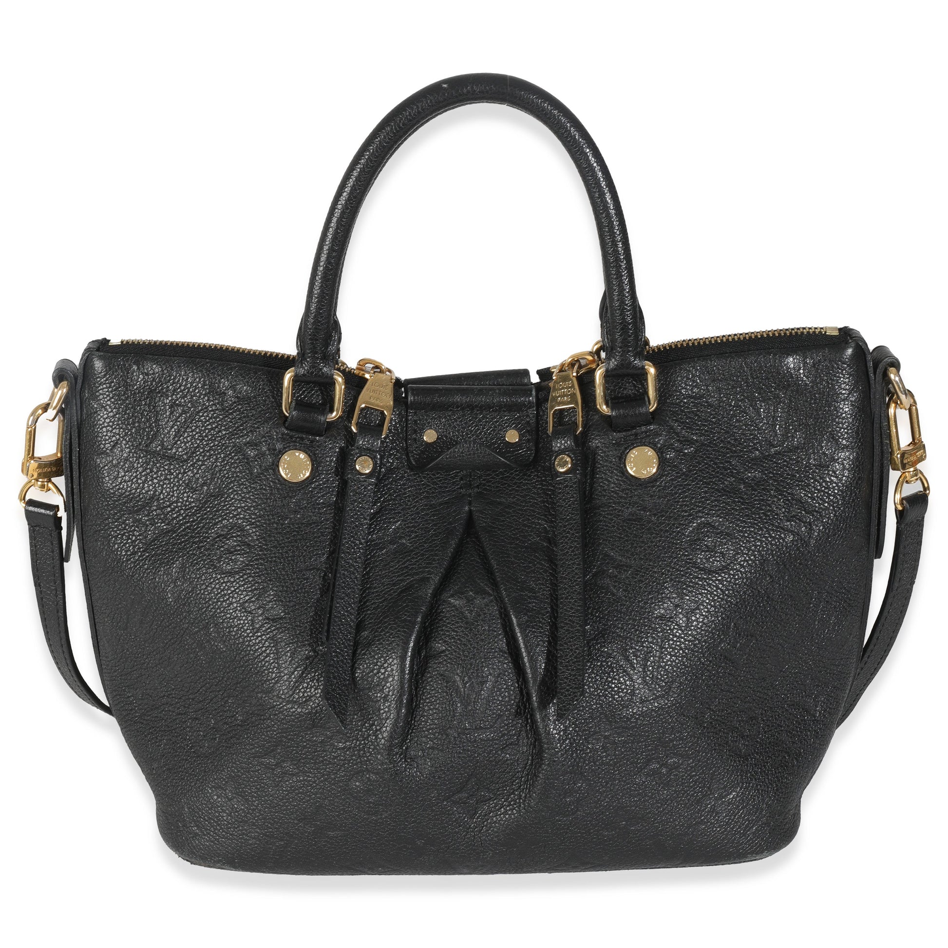 Louis Vuitton Empreinte Mazarine PM Monogram Black Handbag