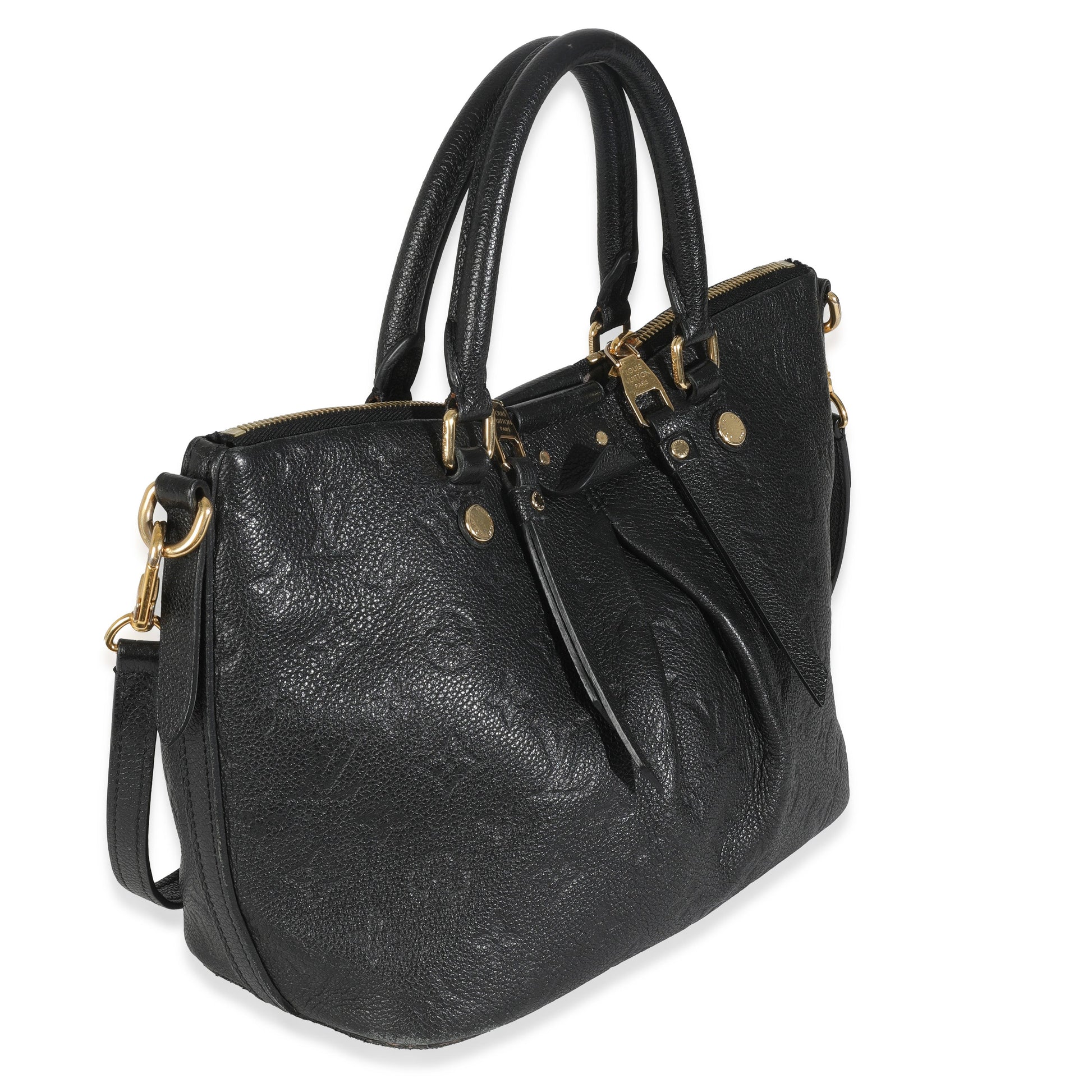 Louis Vuitton Empreinte Mazarine PM Monogram Black Handbag