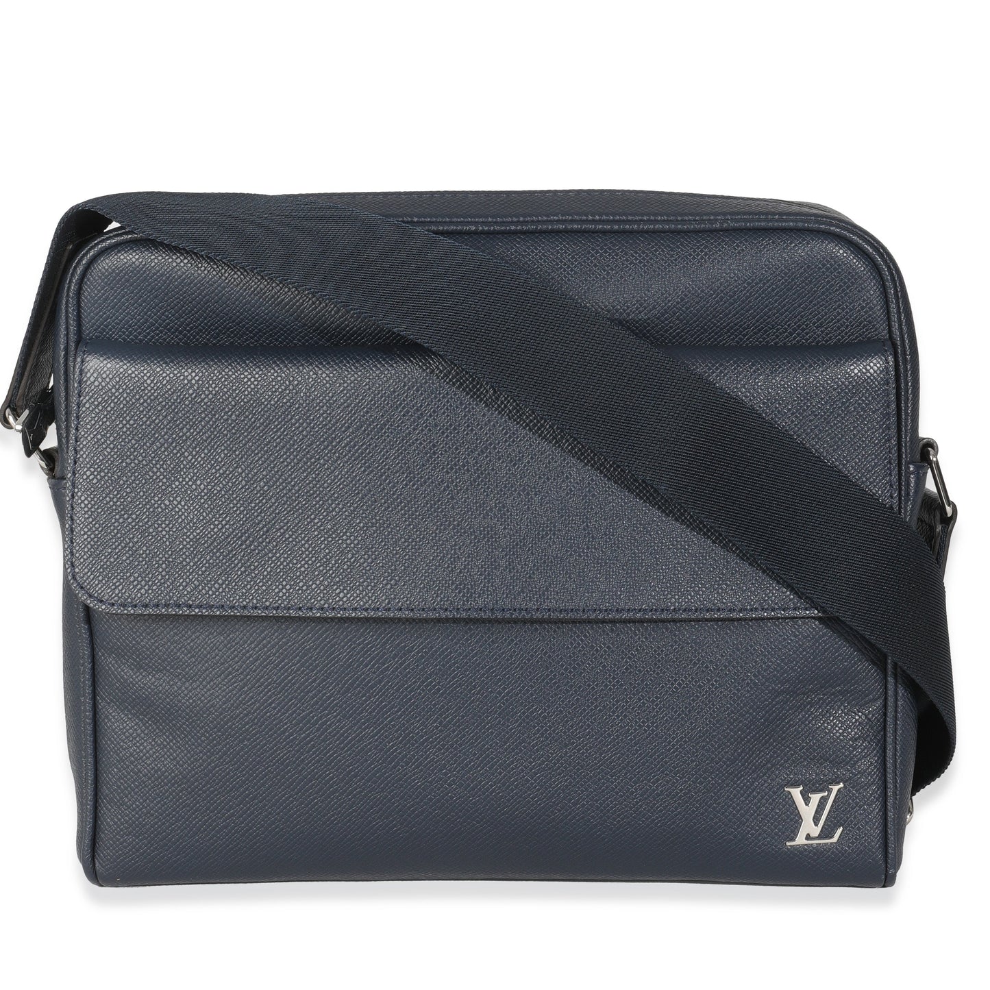 Louis Vuitton Taiga Alex Messenger Navy Crossbody Bag