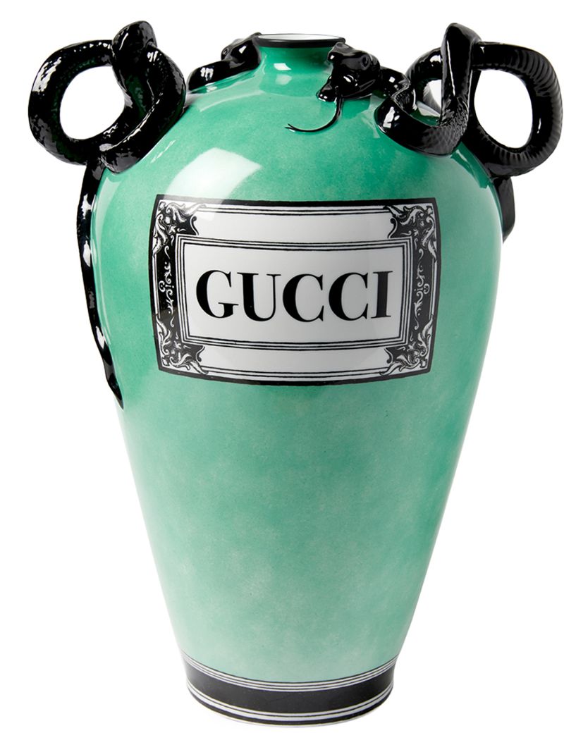 Gucci - Gucci Snake vase - unisex - Porcelain - One Size - Green