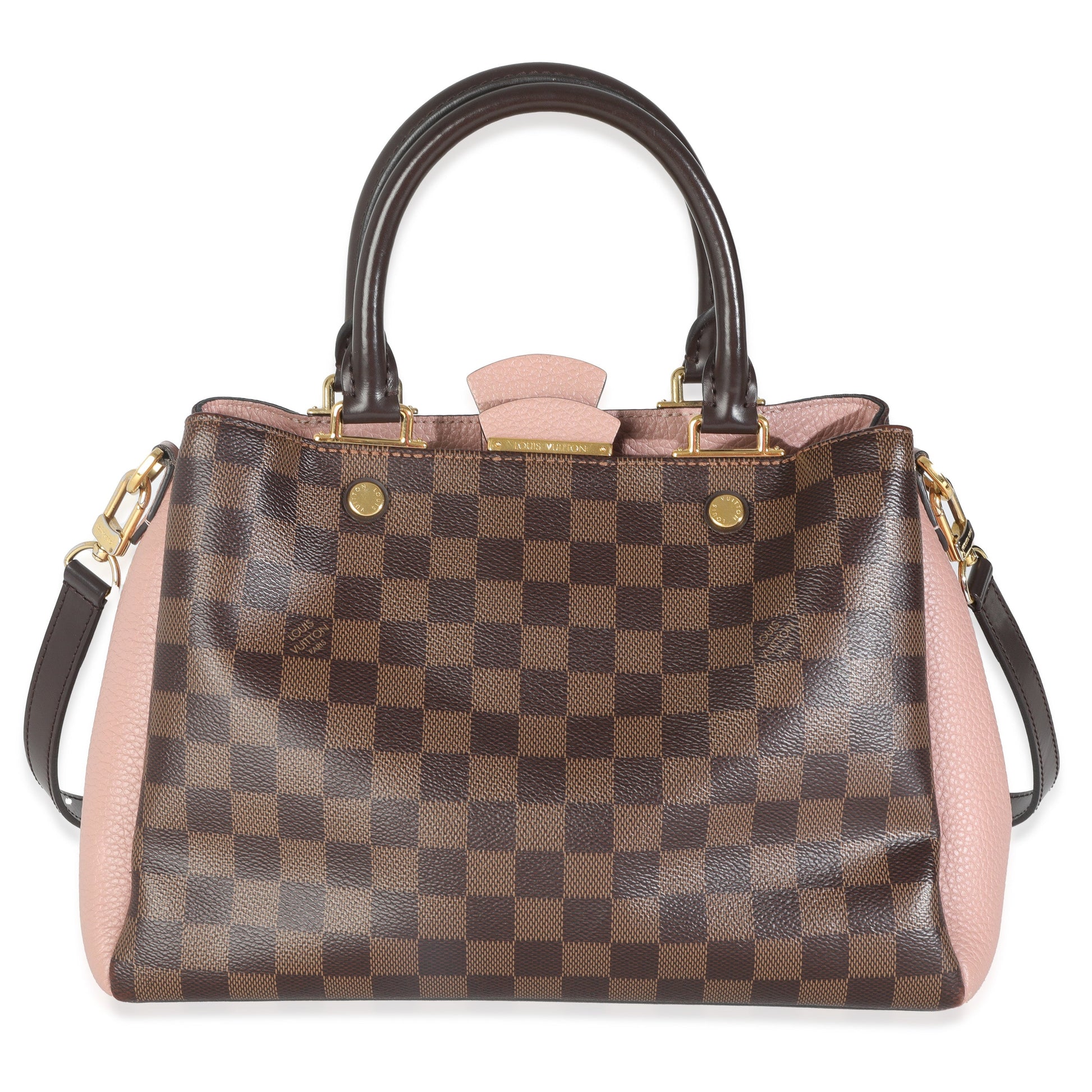 Louis Vuitton Magnolia Damier Ebene Brittany Canvas Handbag