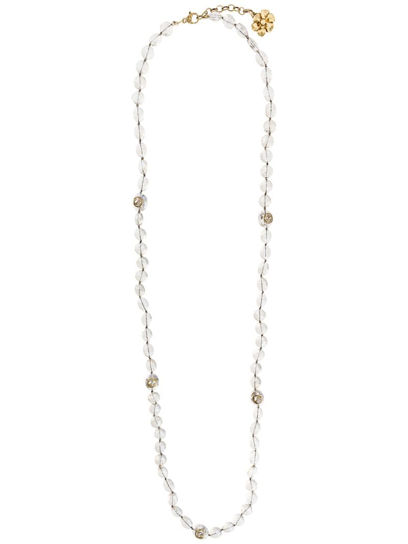 Gucci - long beaded necklace - women - metal - One Size - GOLD