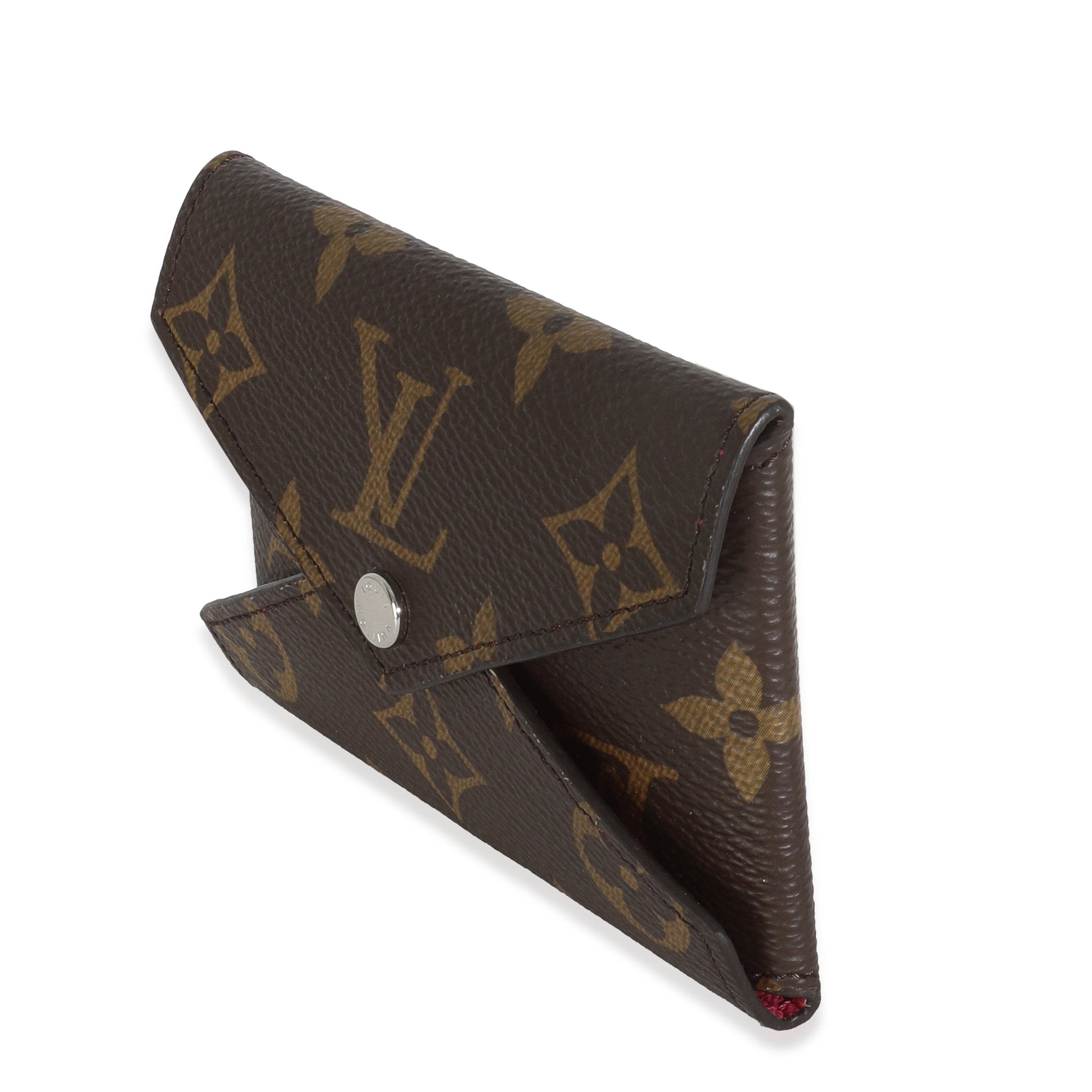 Louis Vuitton Pondichery Kirigami Holder Monogram Canvas Pink Wallet Case Card Holder