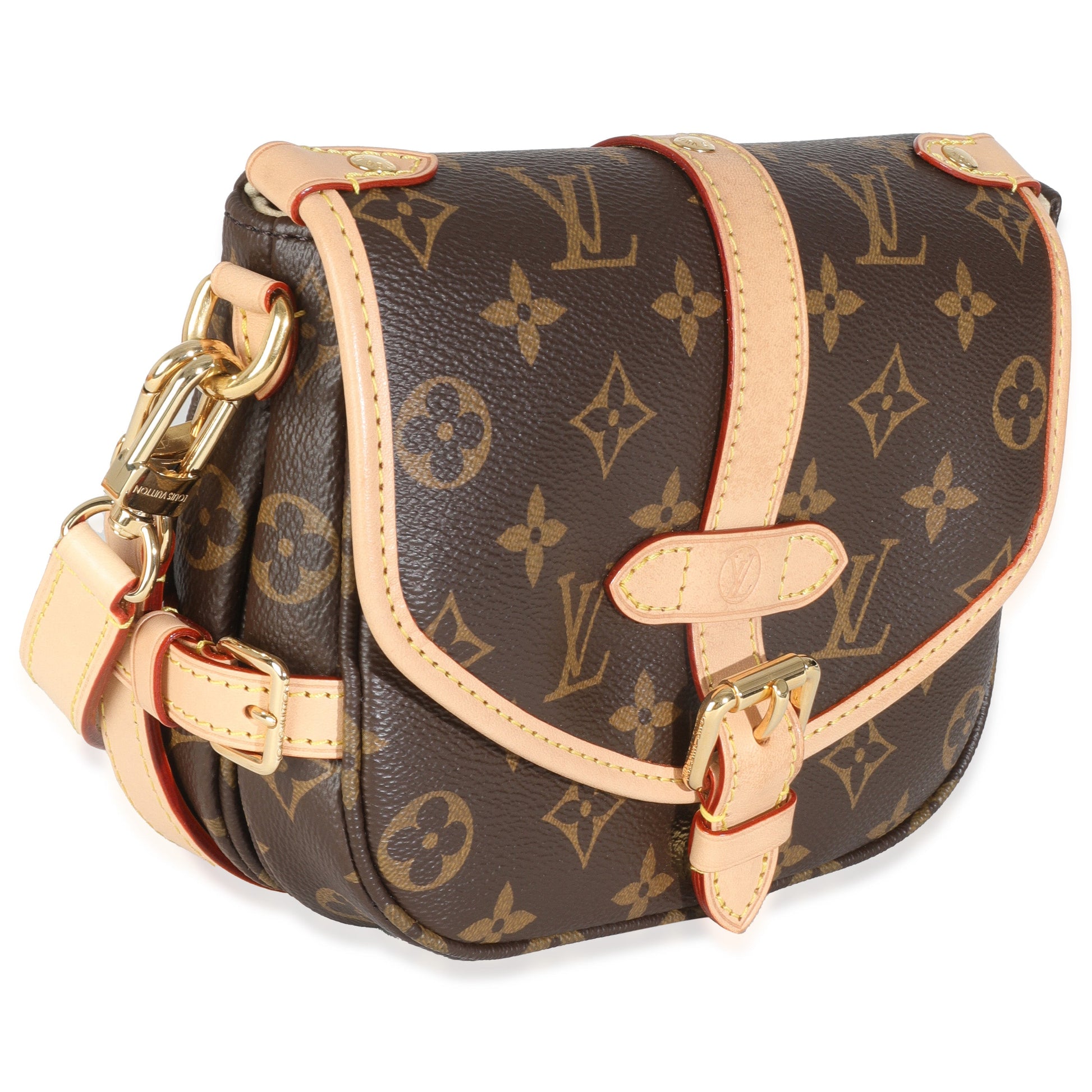 Louis Vuitton Saumur BB Monogram Canvas Handbag
