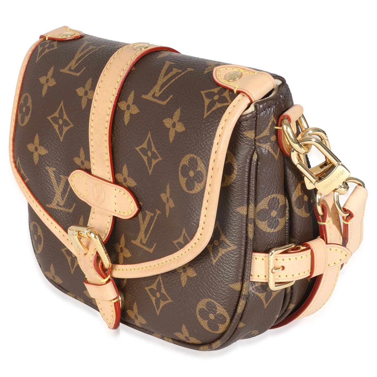 Louis Vuitton Saumur BB Monogram Canvas Handbag