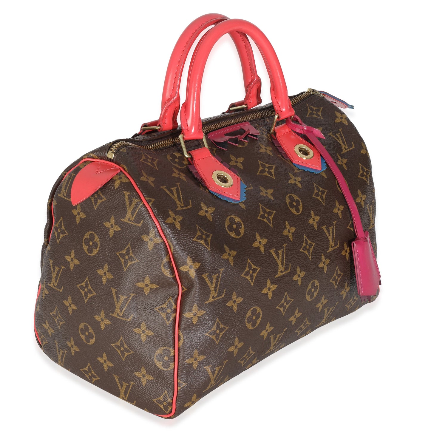 Louis Vuitton Flamingo Totem Speedy 30 Monogram Canvas Tote Bag