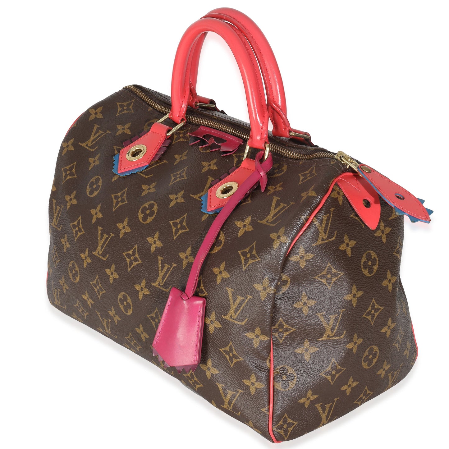 Louis Vuitton Flamingo Totem Speedy 30 Monogram Canvas Tote Bag
