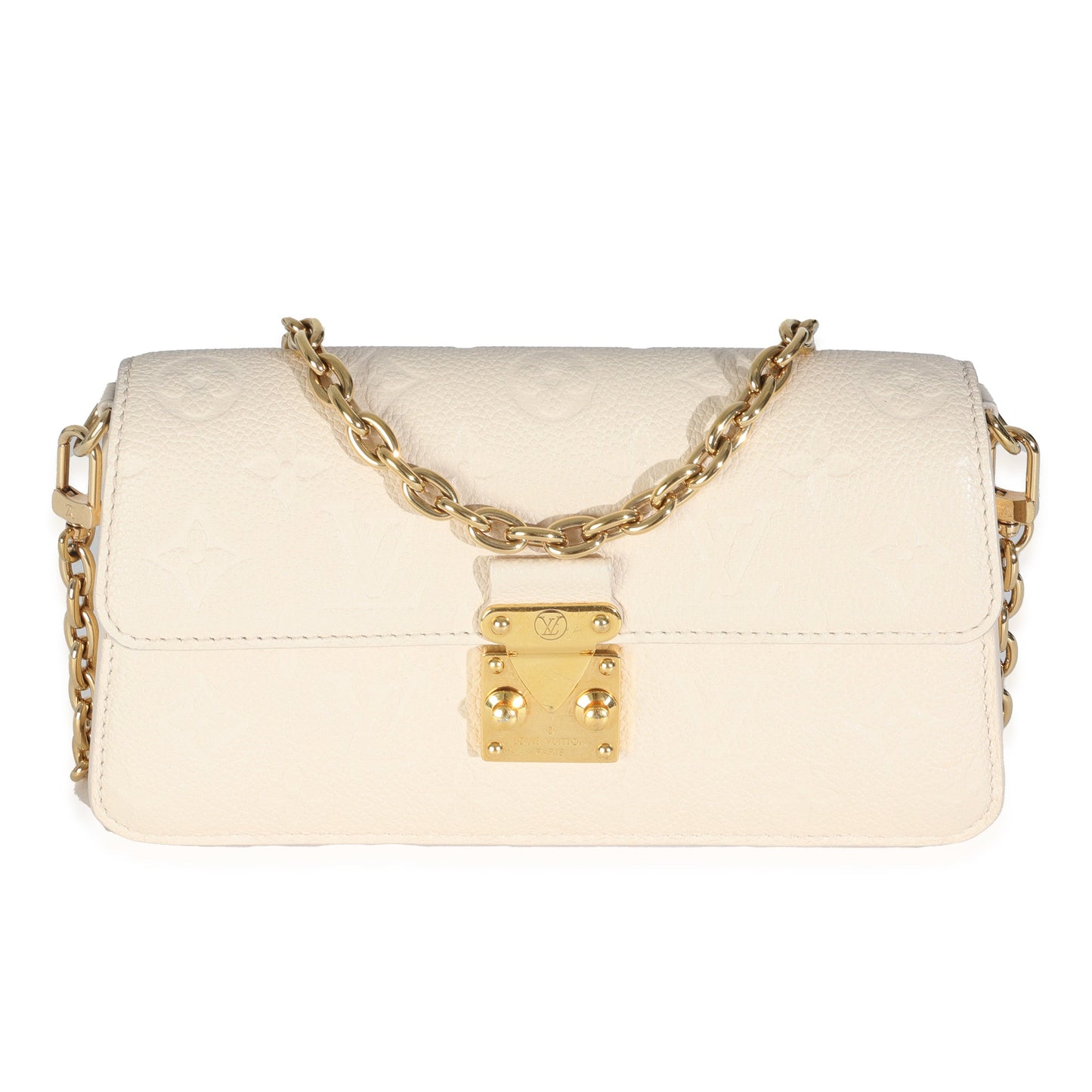 Louis Vuitton Empreinte On Metis Monogram Cream Chain Wallet Case
