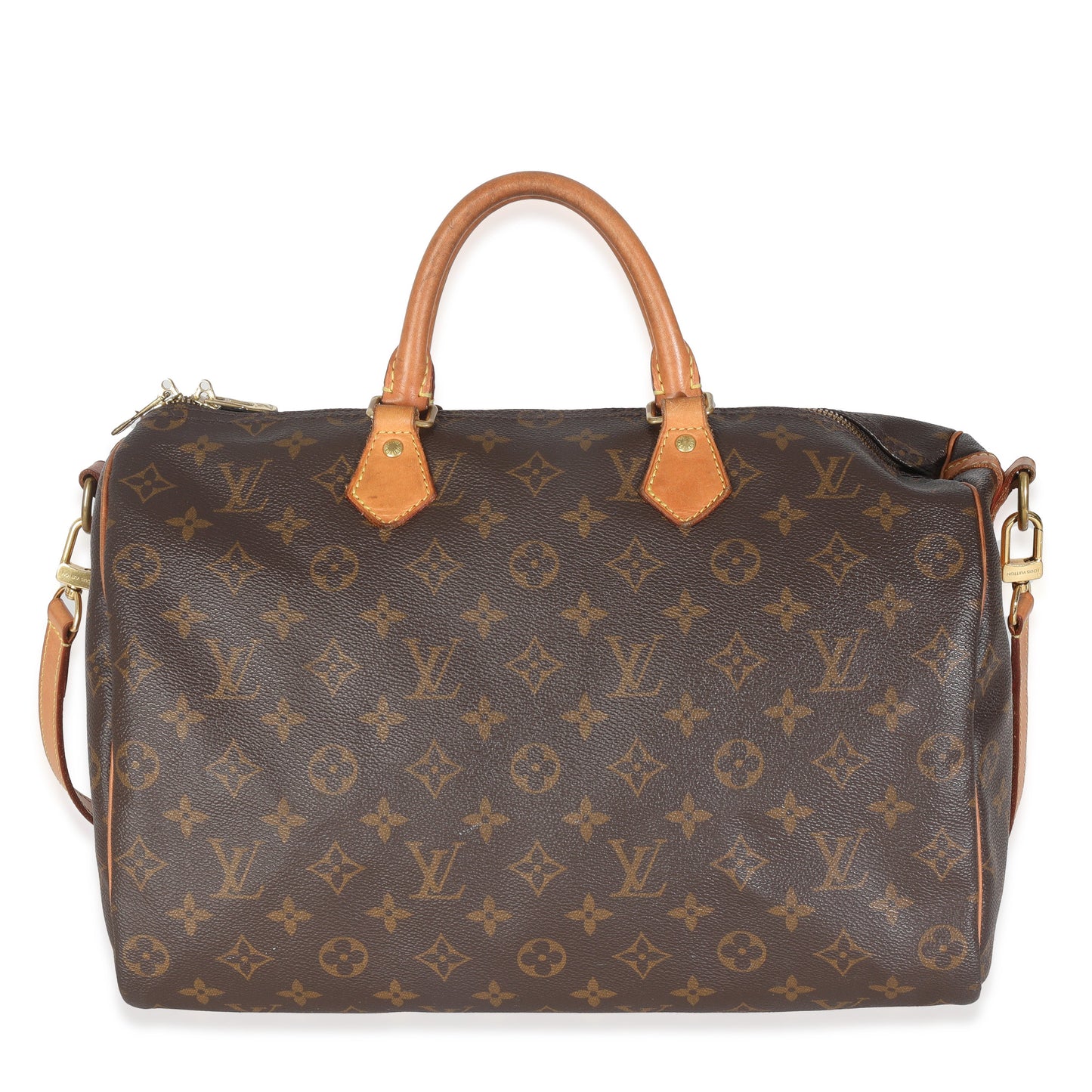 Louis Vuitton Speedy Bandouliere 35 Monogram Canvas Handbag