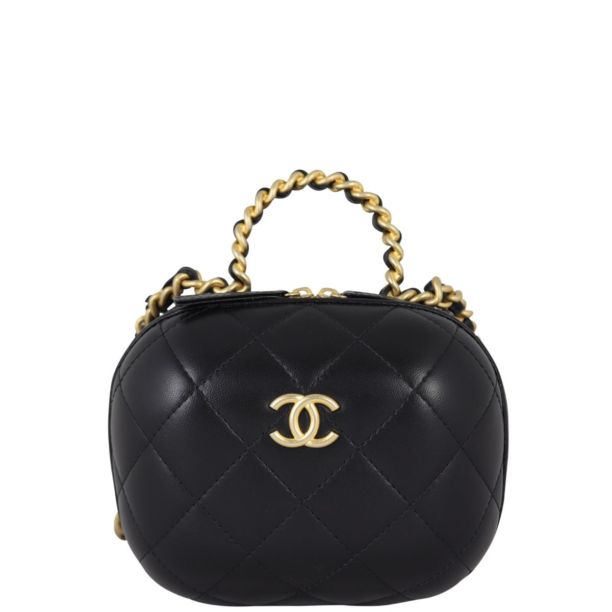 Chanel CC Bubble Vanity Case Handbag