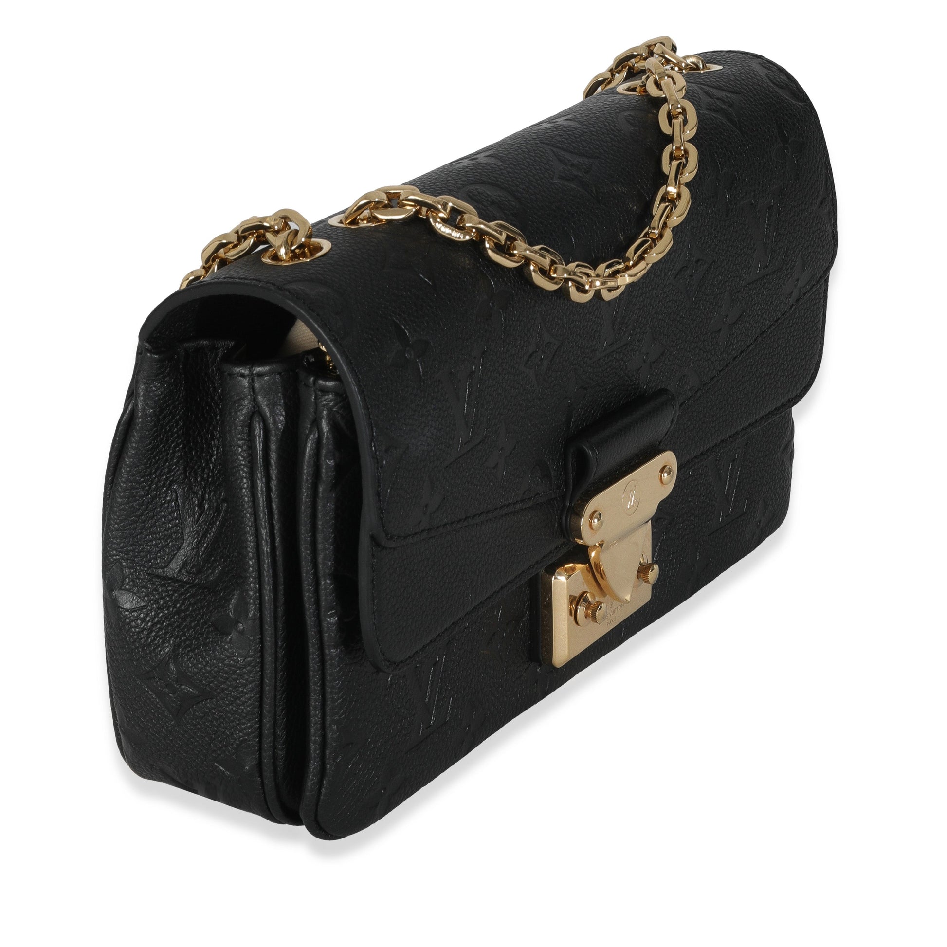 Louis Vuitton Empreinte Marceau Monogram Black Handbag