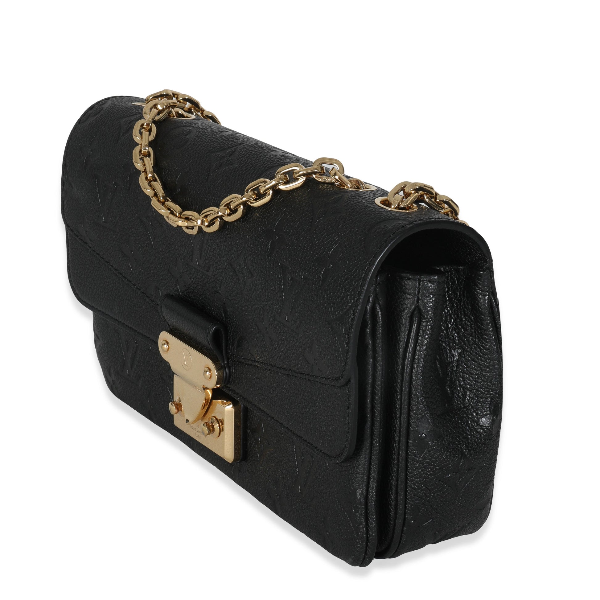 Louis Vuitton Empreinte Marceau Monogram Black Handbag