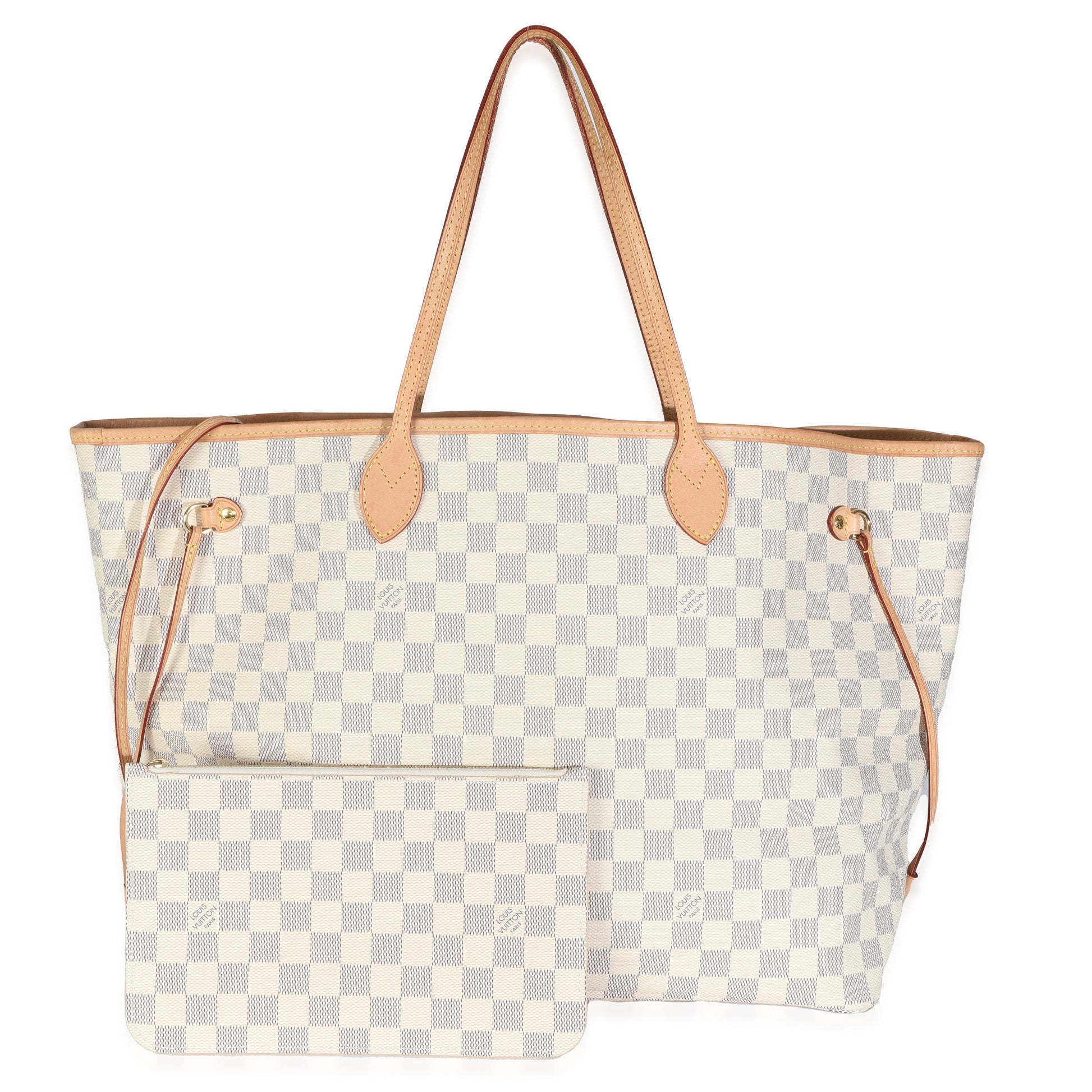 Louis Vuitton Damier Azur Neverfull GM Canvas Tote Bag 3