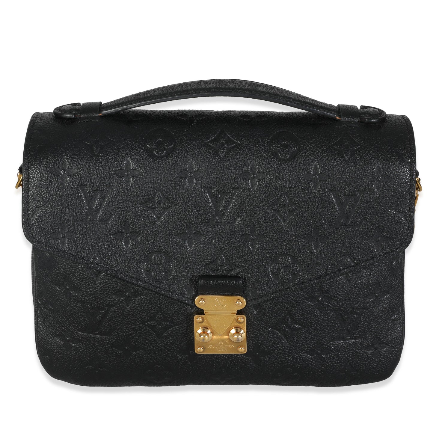 Louis Vuitton Empreinte Pochette Metis Monogram Black Clutch Bag 5