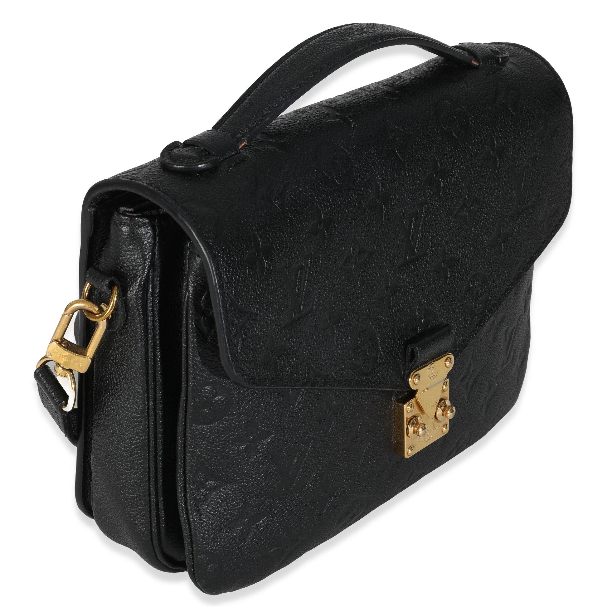 Louis Vuitton Empreinte Pochette Metis Monogram Black Clutch Bag 5