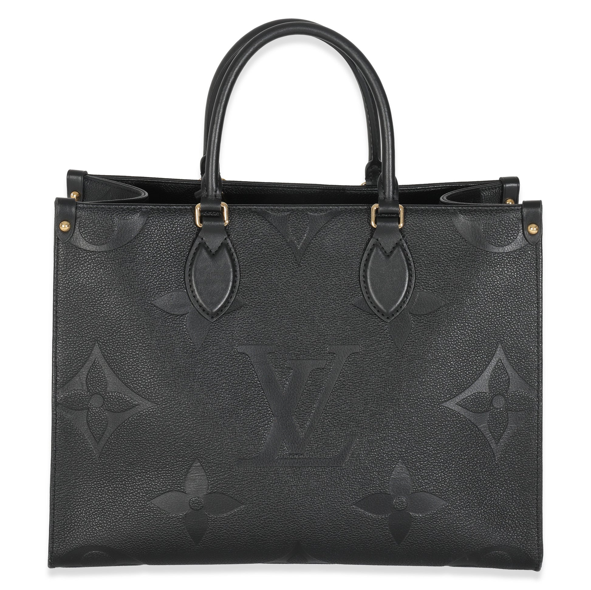 Louis Vuitton Giant Empreinte Onthego MM Monogram Black Handbag