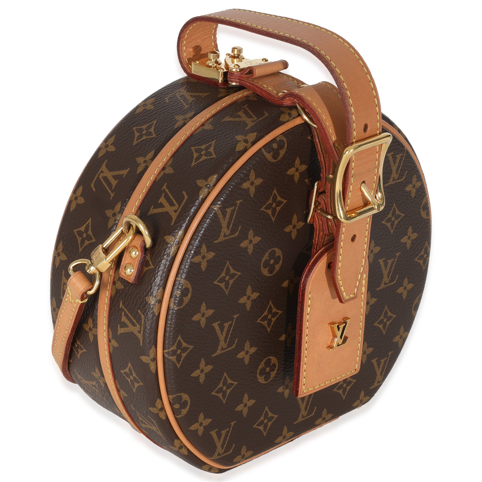 Louis Vuitton Petite Boite Chapeau Monogram Canvas Handbag