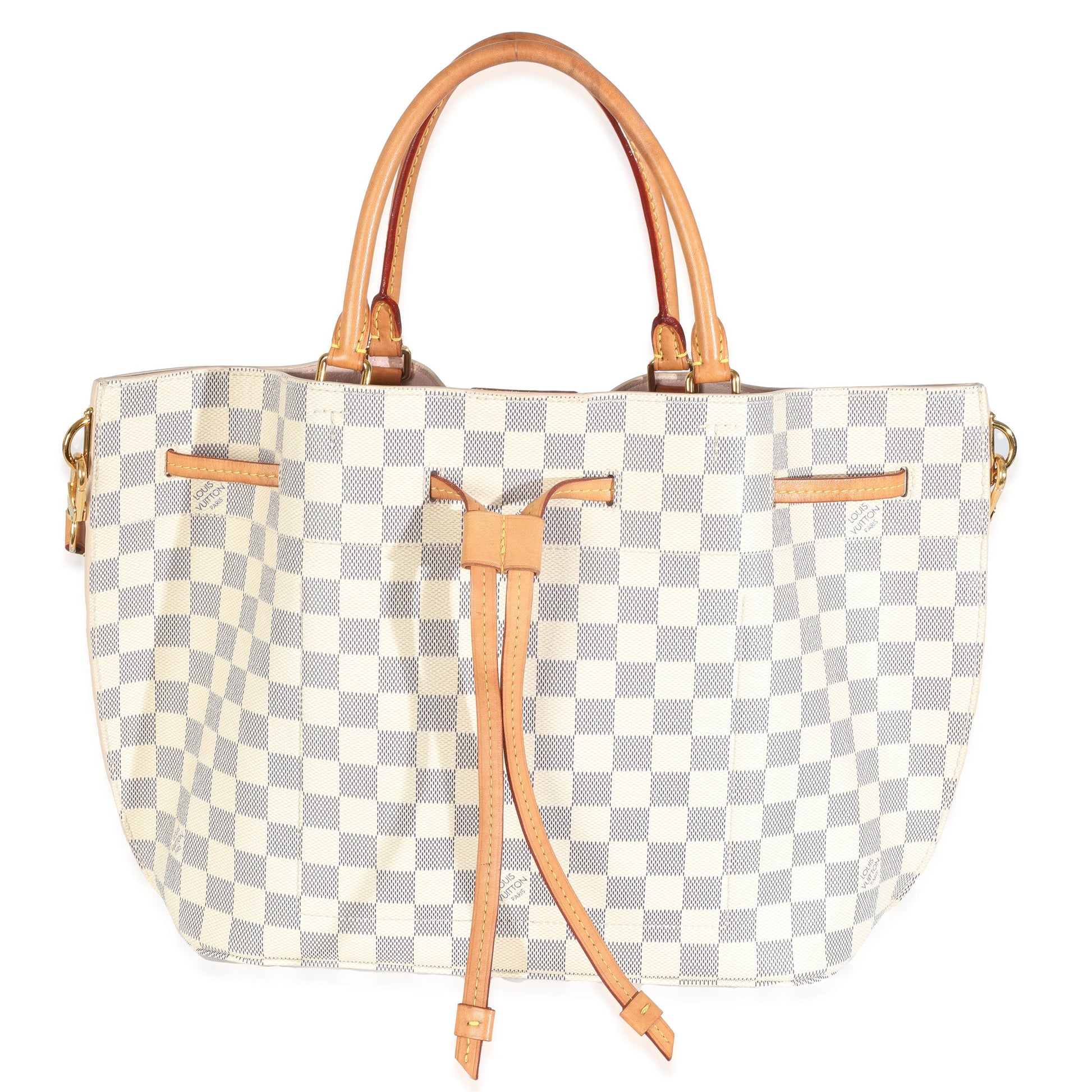 Louis Vuitton Damier Azur Girolata Canvas Handbag Canvas Girolata