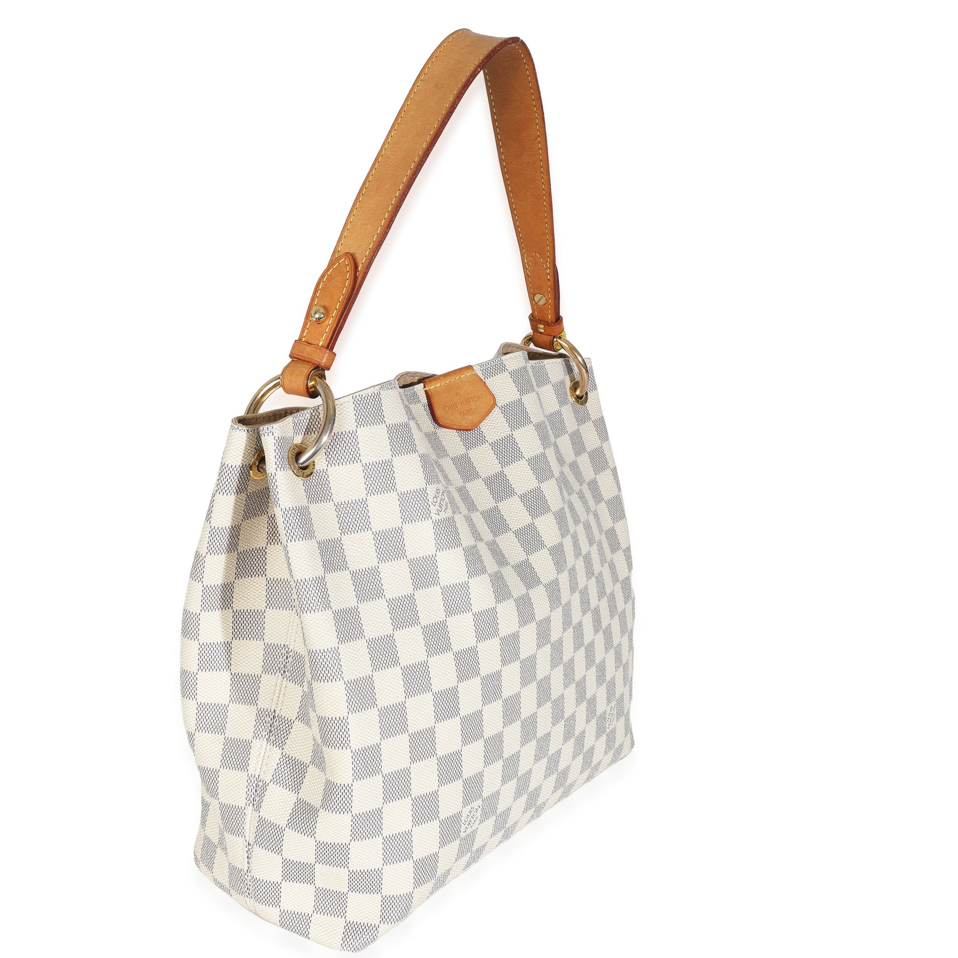 Louis Vuitton Damier Azur Graceful PM Canvas Handbag Graceful Pm
