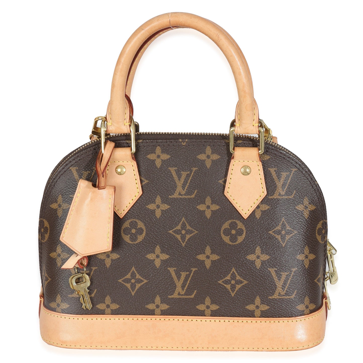Louis Vuitton Alma BB Monogram Canvas Handbag Alma Bb