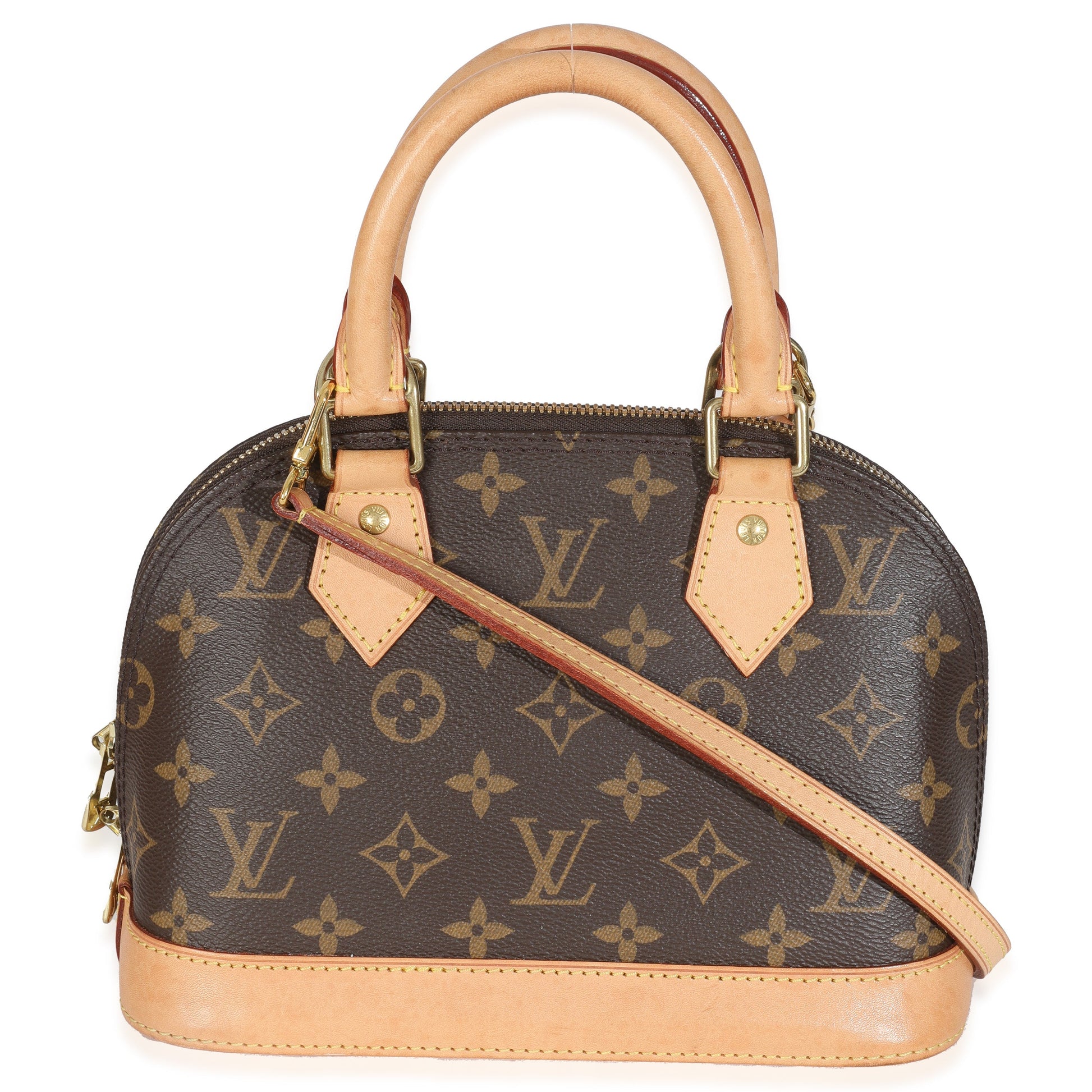Louis Vuitton Alma BB Monogram Canvas Handbag Alma Bb
