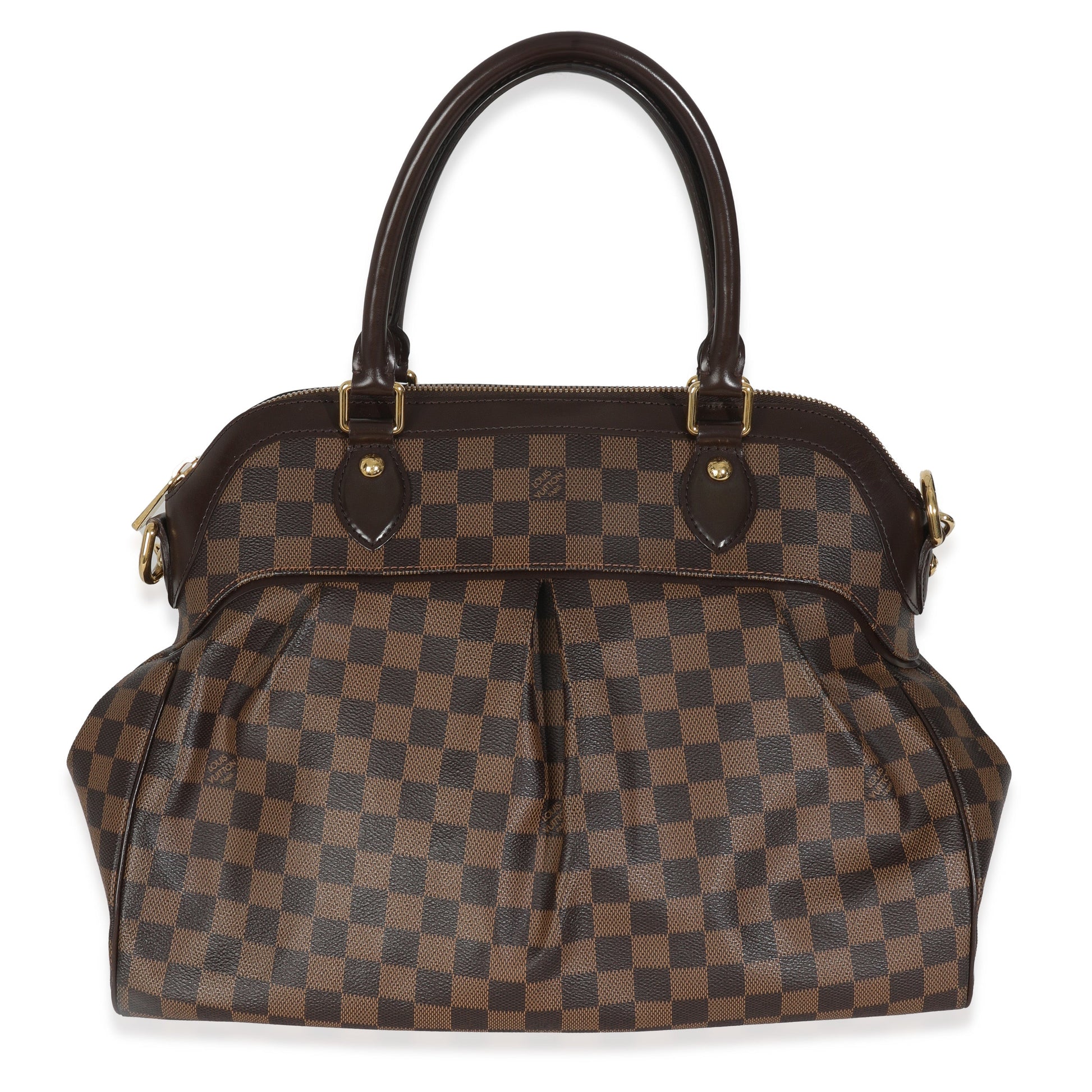 Louis Vuitton Damier Ebene Trevi GM Canvas Handbag