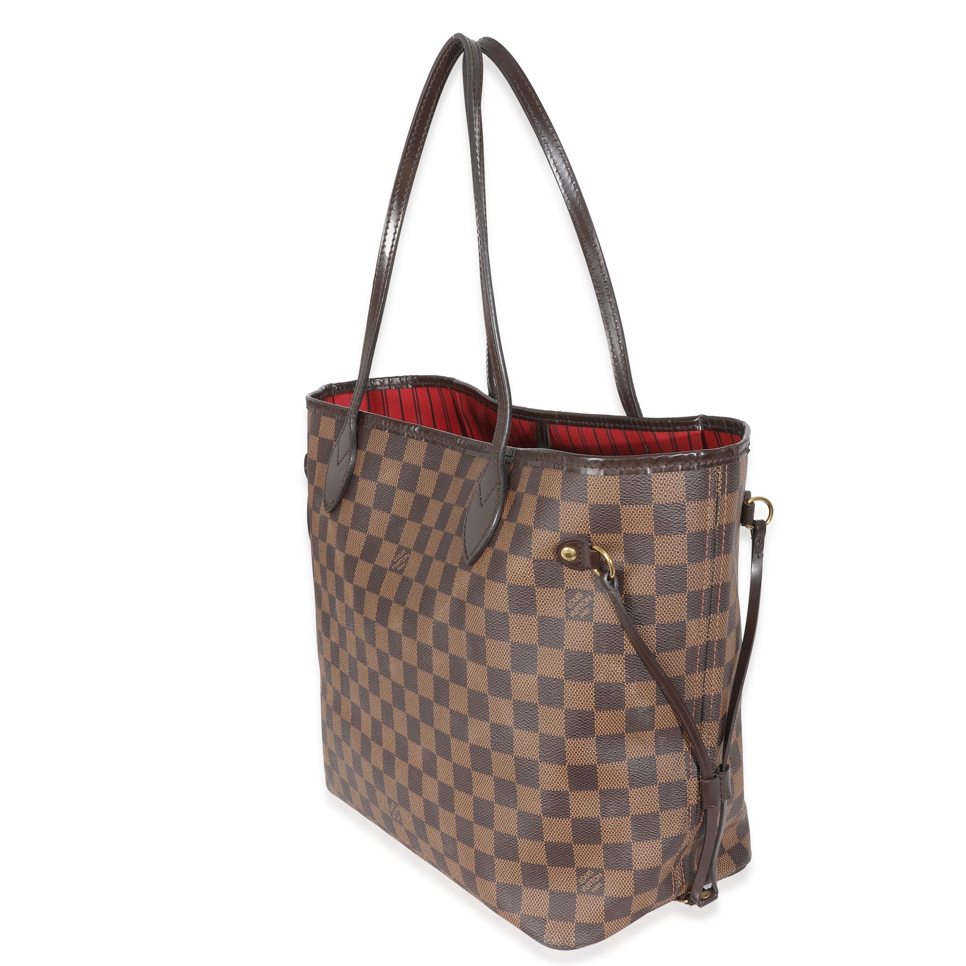 Louis Vuitton Damier Ebene Neverfull MM Canvas Tote Bag 8