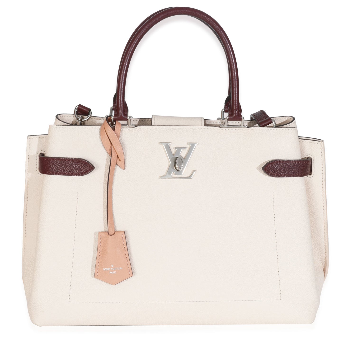 Louis Vuitton Rose Silk Quartz Calla Lockme Calfskin Handbag