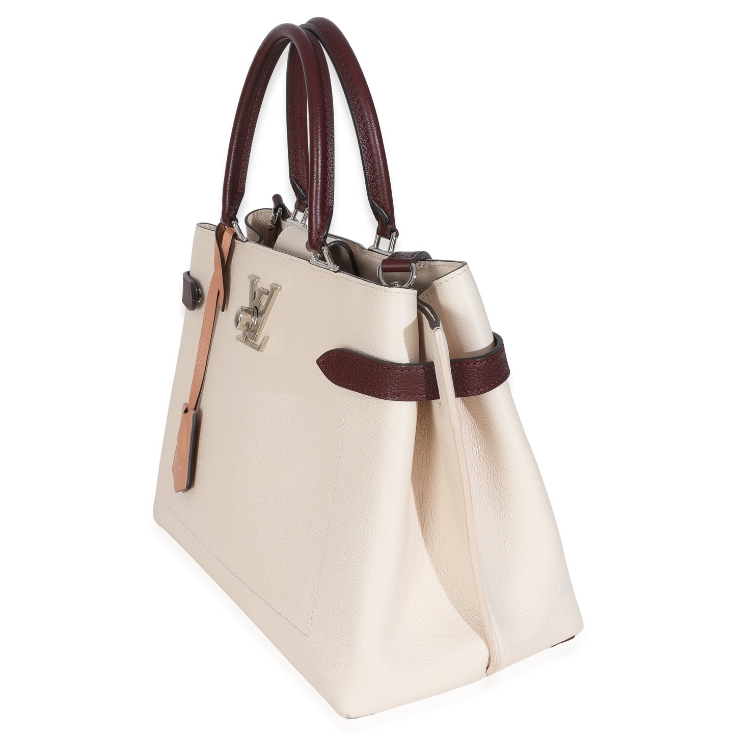 Louis Vuitton Rose Silk Quartz Calla Lockme Calfskin Handbag