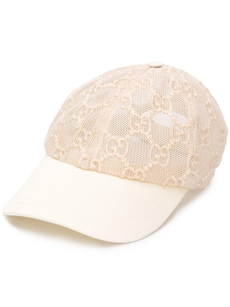 Gucci - GG baseball cap - women - Cotton/Polyamide/Viscose - M, L, S - NEUTRALS