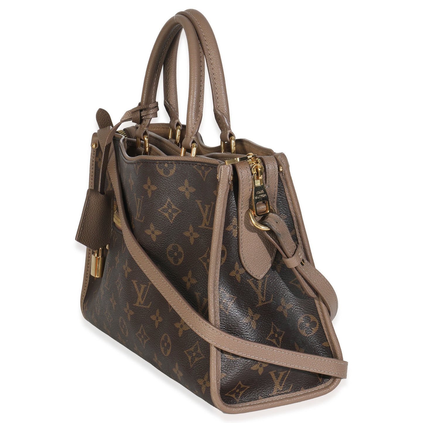 Louis Vuitton Taupe Glace Popincourt NM Monogram Canvas Handbag