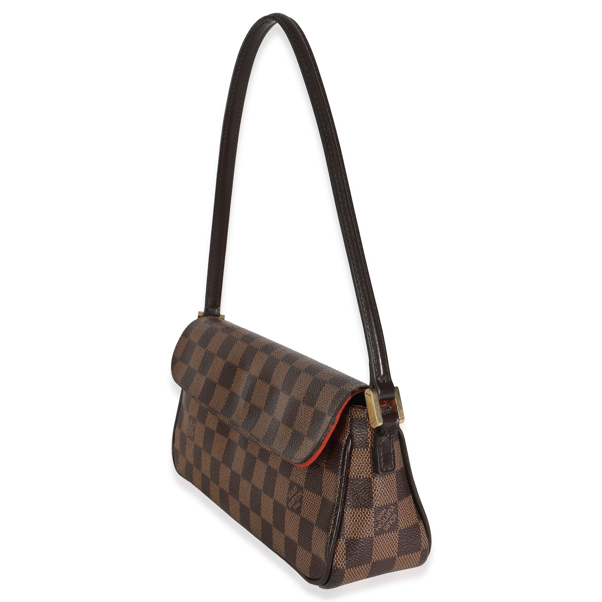 Louis Vuitton Damier Ebene Recoleta Canvas Handbag