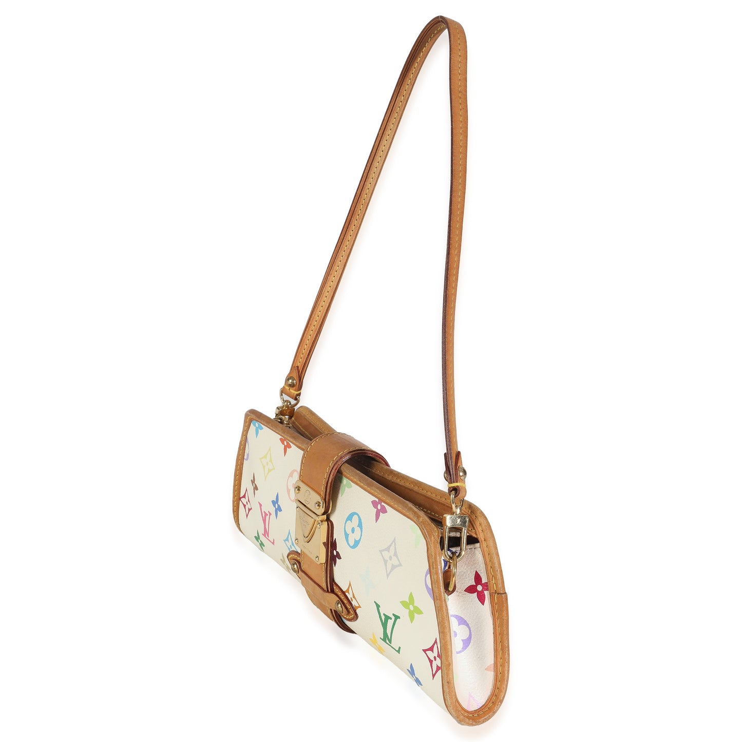 Louis Vuitton Shirley Monogram Canvas White Multicolor Handbag