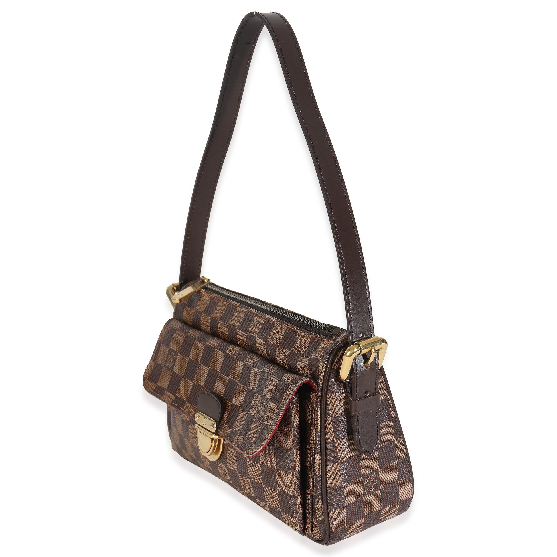 Louis Vuitton Damier Ebene Ravello GM Canvas Handbag