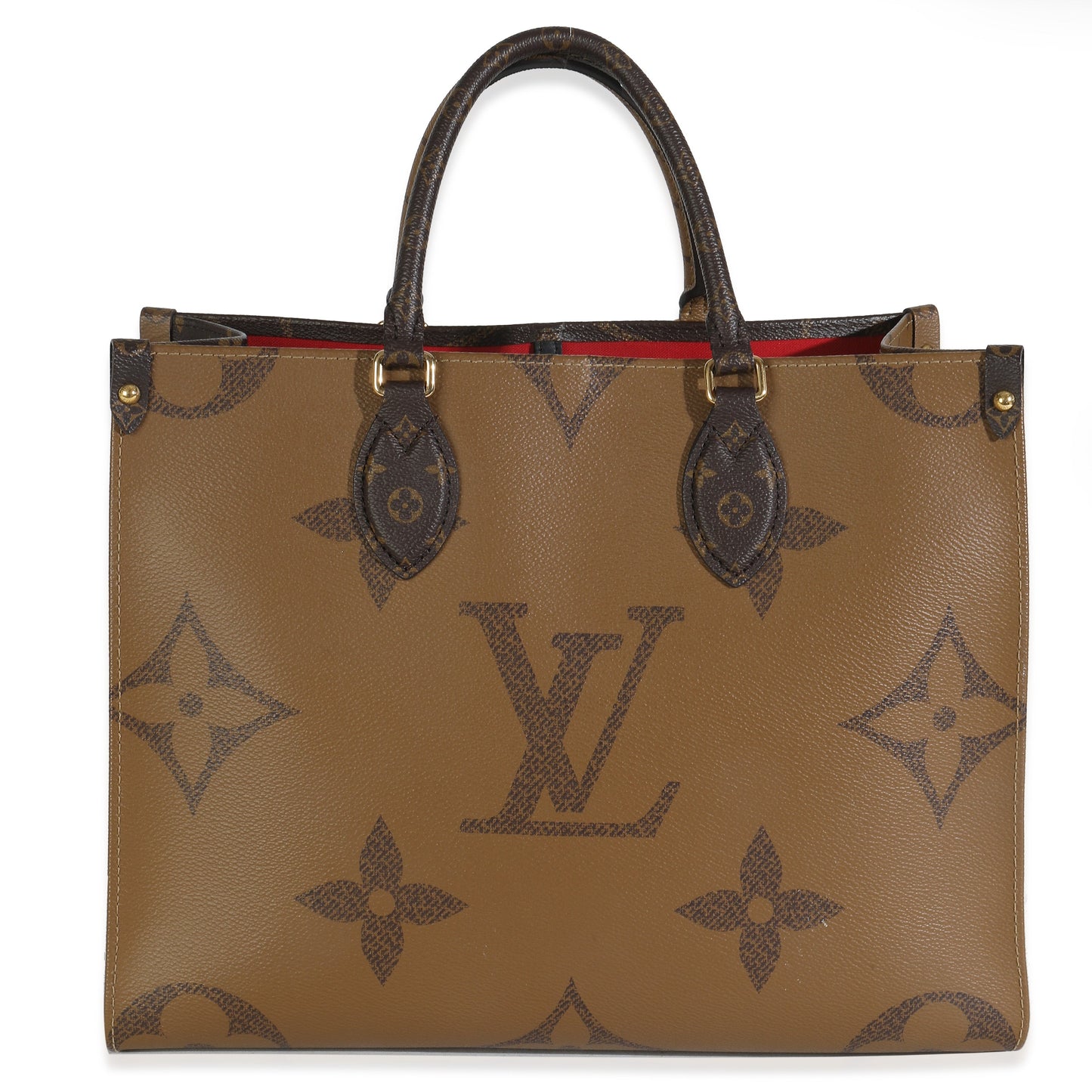 Louis Vuitton Giant Reverse Onthego MM Monogram Canvas Handbag