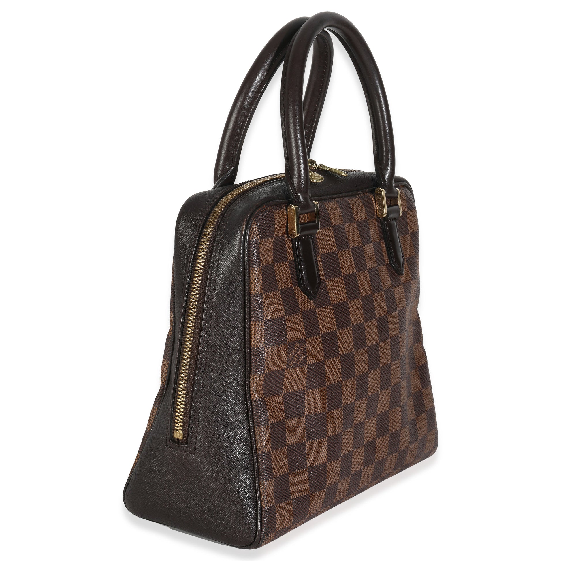 Louis Vuitton Damier Ebene Brera Canvas Handbag