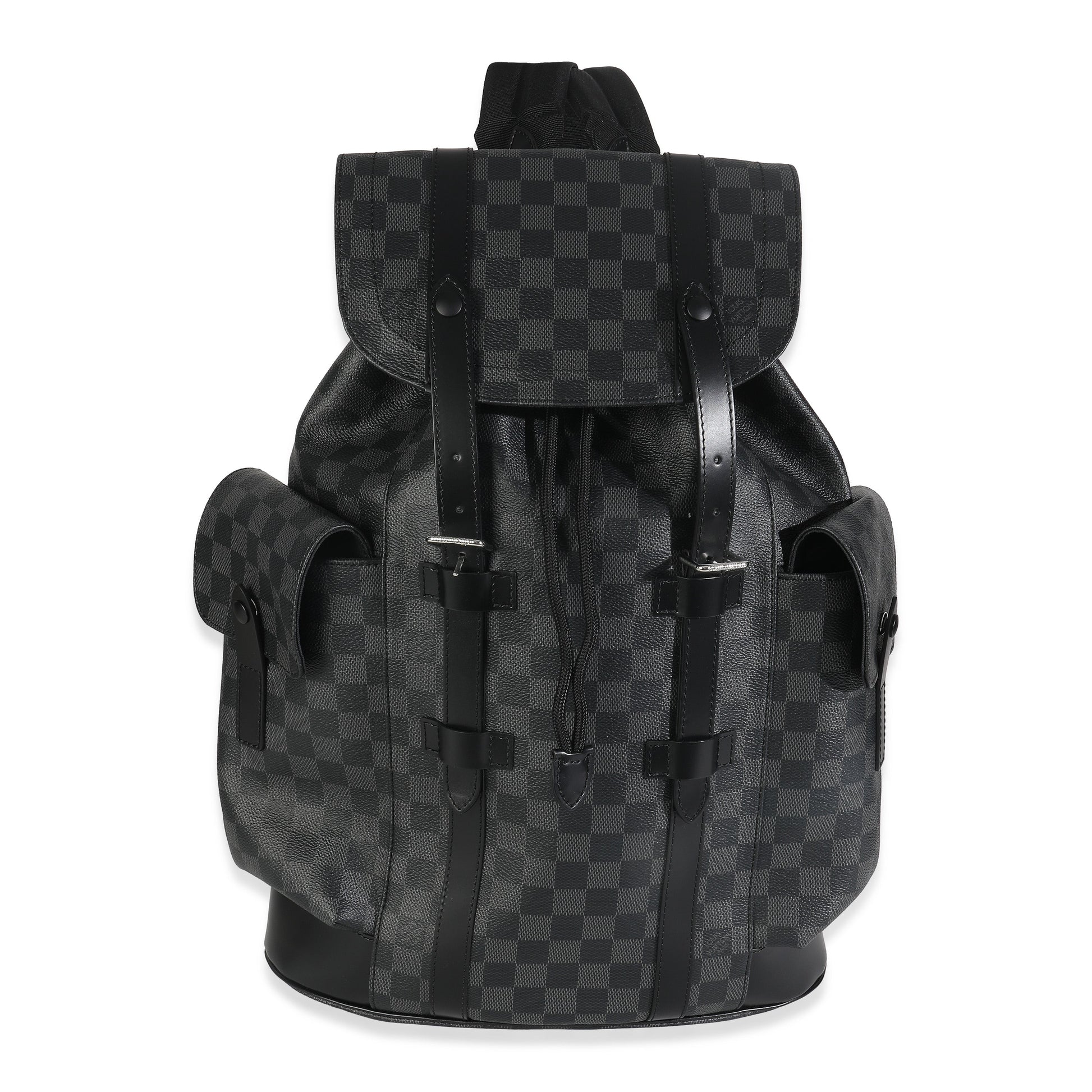 Louis Vuitton Damier Graphite Christopher MM Canvas Handbag