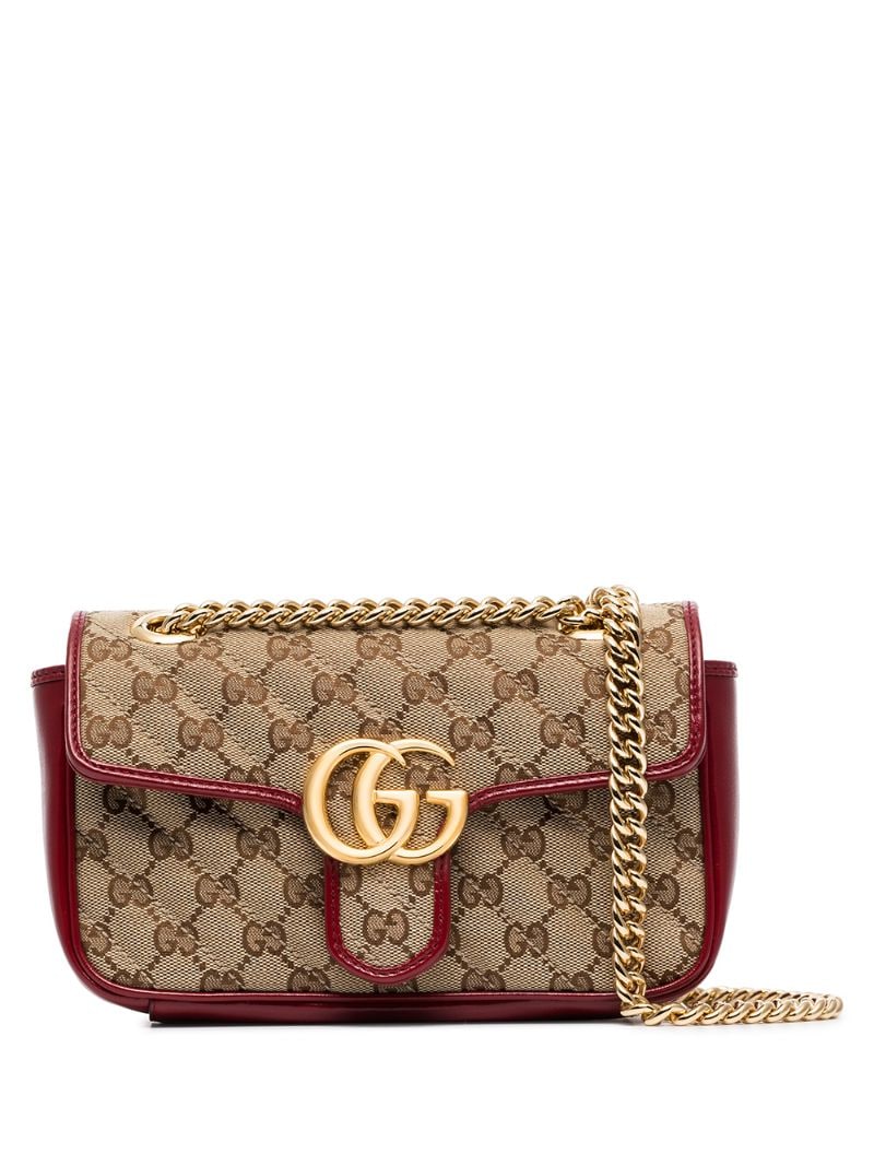 Gucci - Marmont mini shoulder bag - women - Canvas - One Size - Red