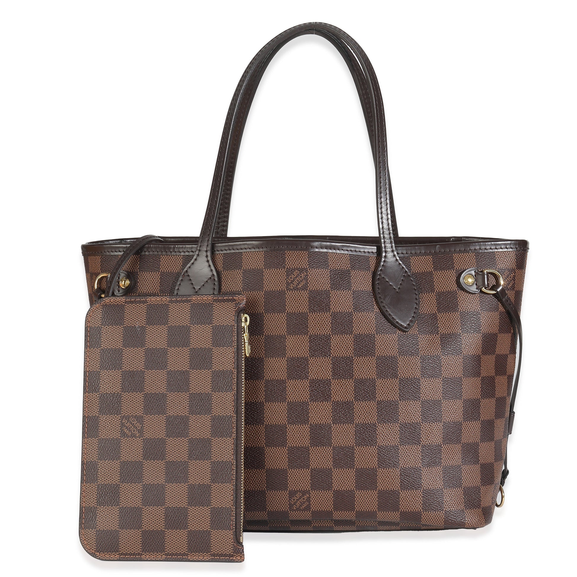 Louis Vuitton Damier Ebene Neverfull PM Canvas Tote Bag 4