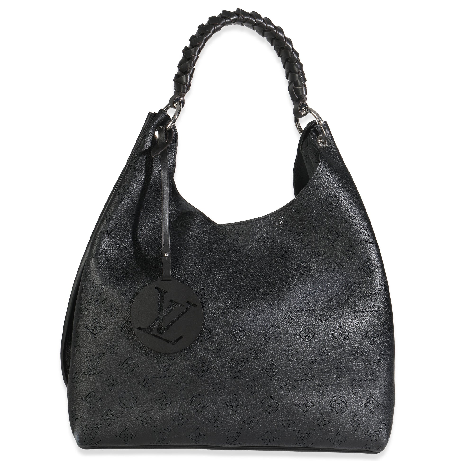 Louis Vuitton Mahina Carmel Monogram Black Shoulder Bag