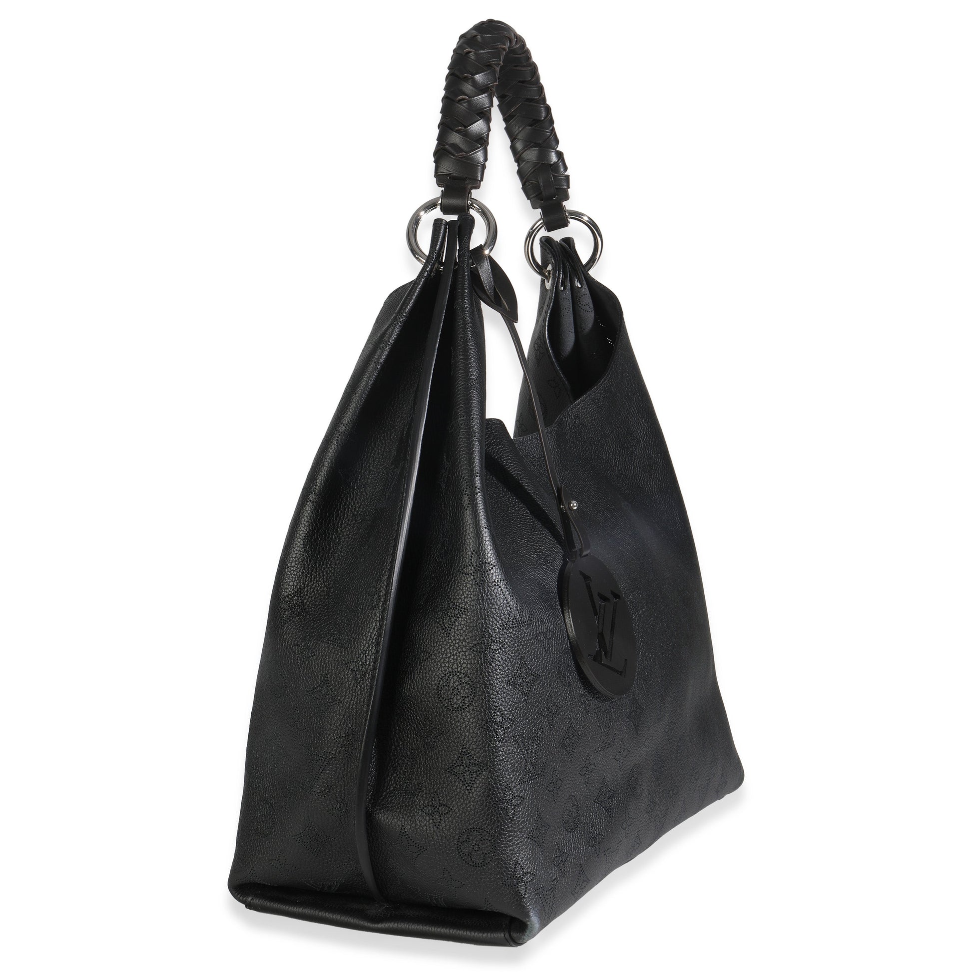 Louis Vuitton Mahina Carmel Monogram Black Shoulder Bag