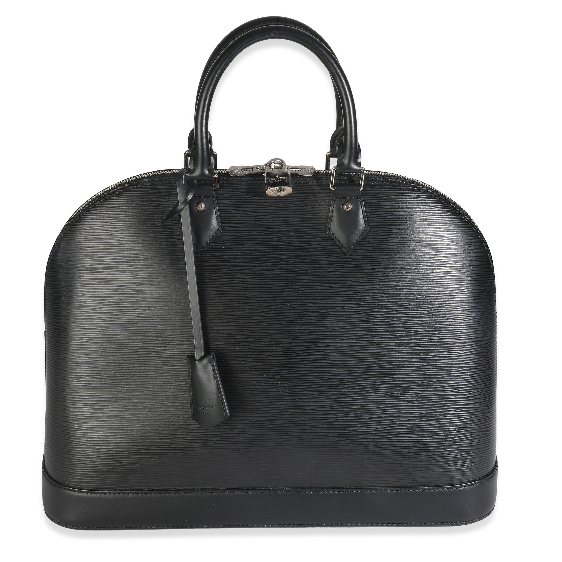 Louis Vuitton Epi Alma GM Black Handbag